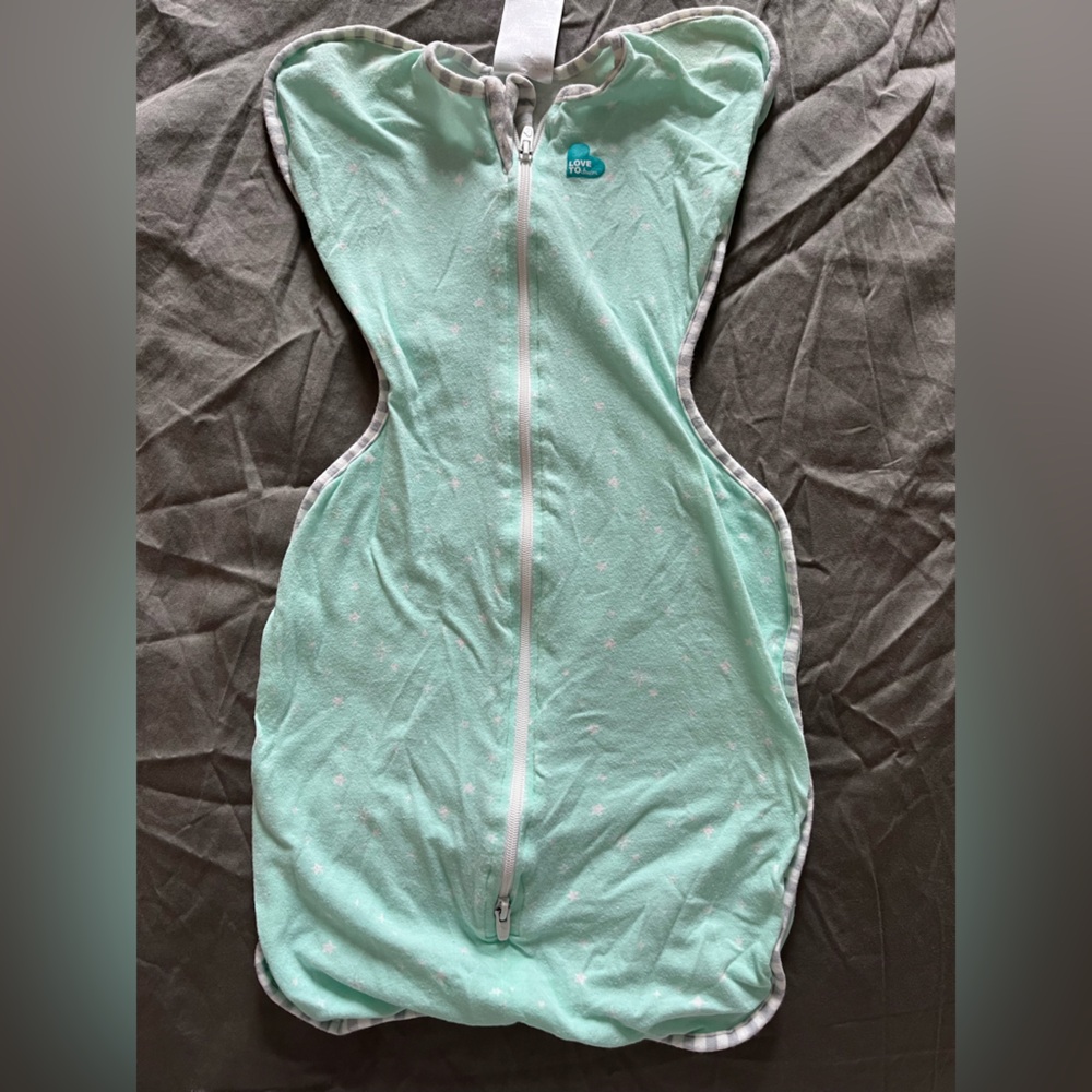 Love to dream Mint Green Swaddle Small
